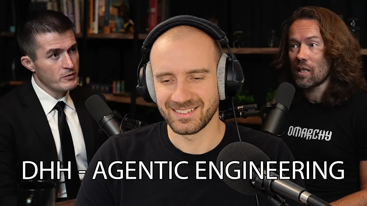 Lex Fridman, Sergiu Nichitean, DHH in podcast